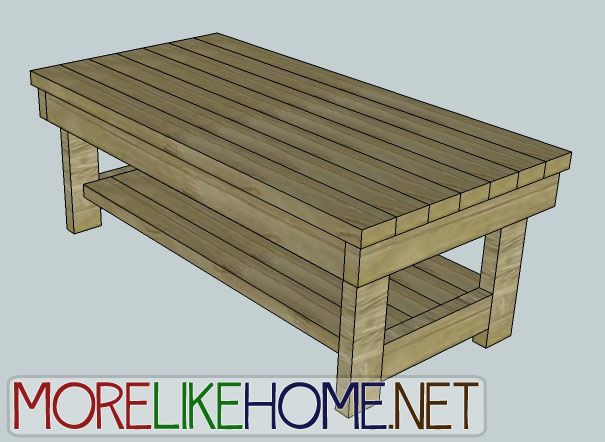 building a coffee table with storage